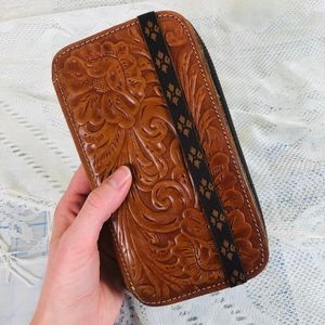 Patricia Nash tooled leather wallet [used]